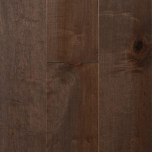 5+3/16" x 3/4"  Maple Engineered Handscraped Hardwood Pepper